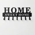 Metal Wall Key Holder- "Home Sweet Home" Design