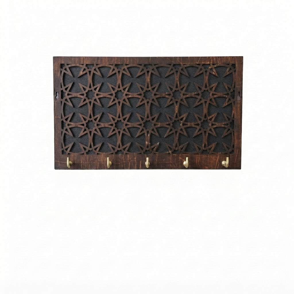 Buy 1 Get 1 FREE | Premium Wooden Key Holder Wall Rack | 2 Designs Combo