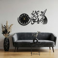 Islamic Wall Clock Kun Fayakun  | Premium Wooden Wall Art Clock | Elegant Islamic Home Décor