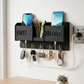 Wall Mounted Mobile Charging Stand | Key Holder & Pen Organizer