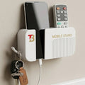 Mobile Holder with Remote & Key Holder - Wall Organizer